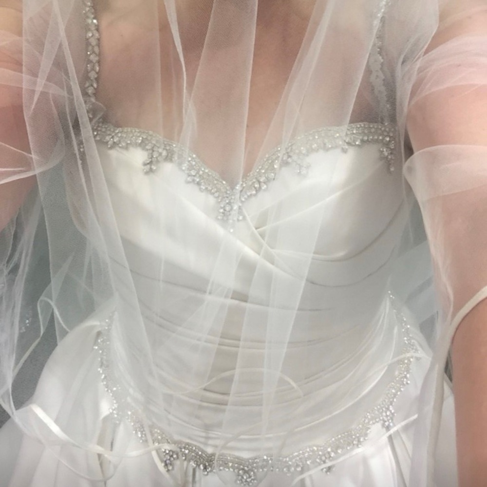 Pnina Tornai Ivory Wedding Dress Ballgown #4167 - Picture 7 of 8